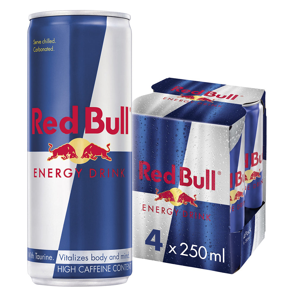 Buy Red Bull Energy Drink 250ml (4 Pack) Online