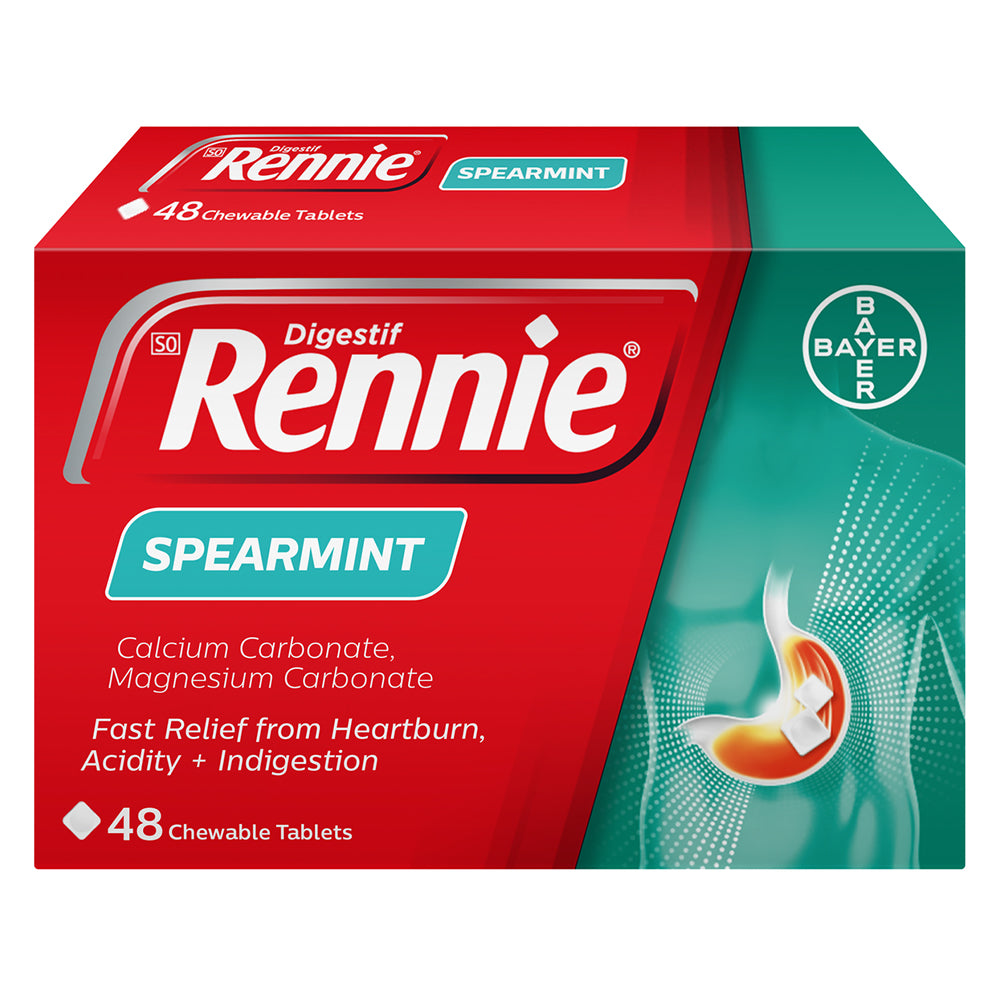 Buy Rennie Digestif Spearmint Tablets 48 Pack Online