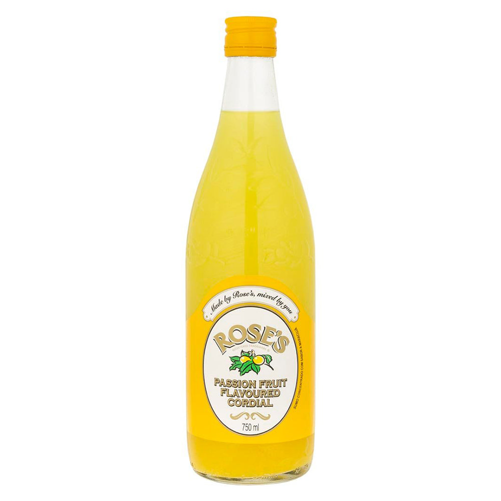 Buy Rose's Passion Fruit Cordial 750ml Online