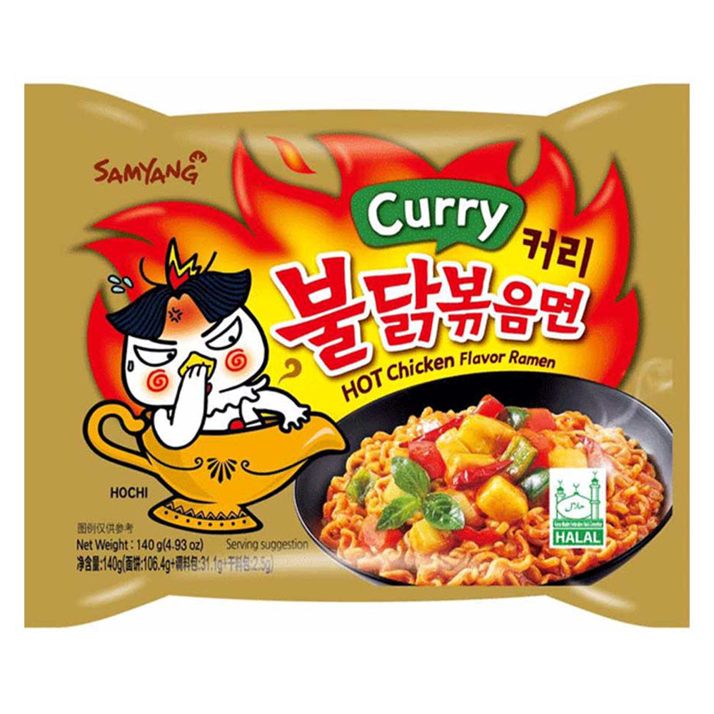 Buy Samyang Hot Chicken Noodles - Curry Flavour 140g Online