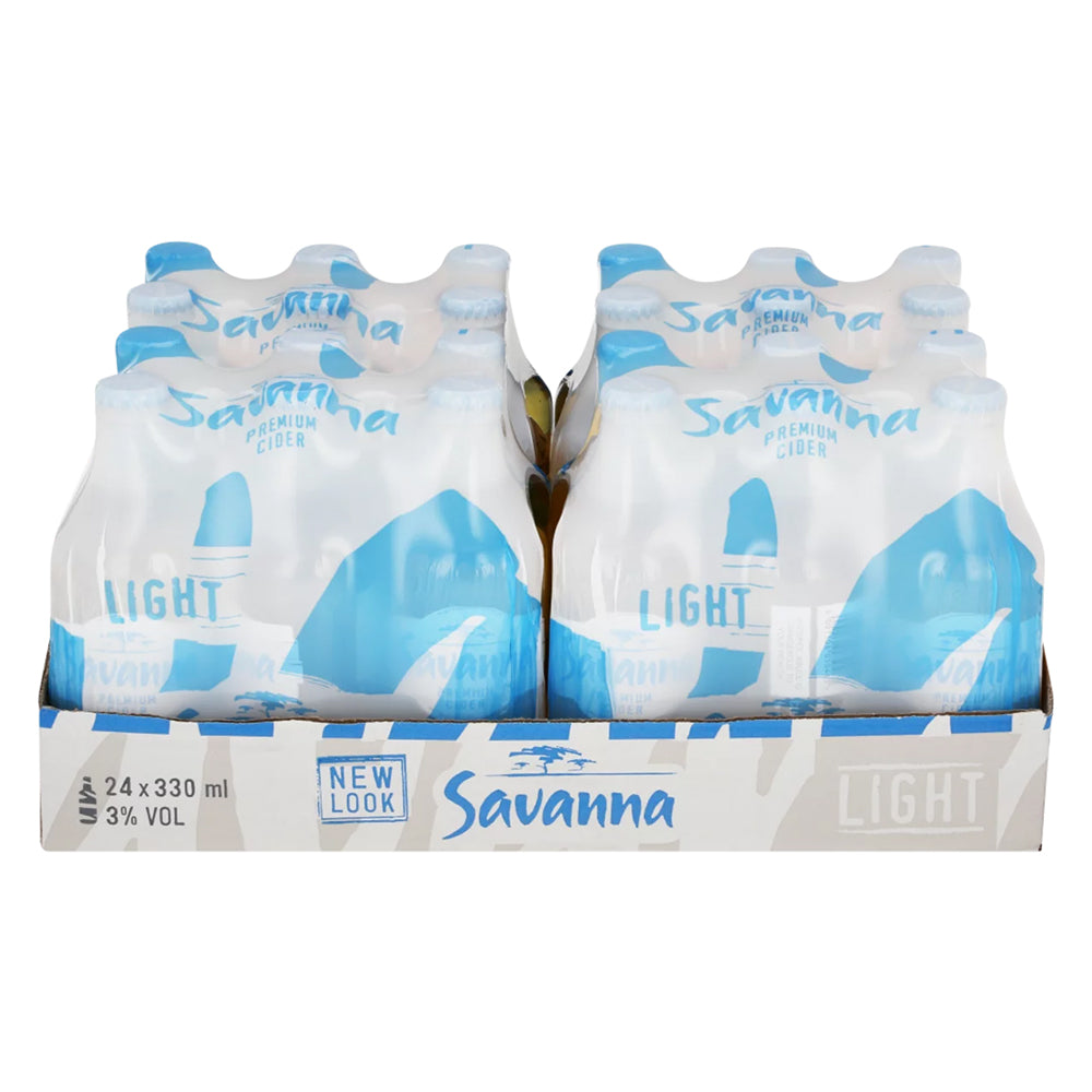 Buy Savanna Light 330ml Bottle - Case Online