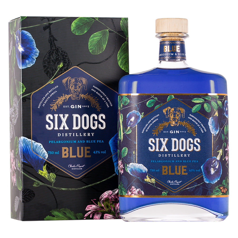 Buy Six Dogs Blue Gin 750ml Online