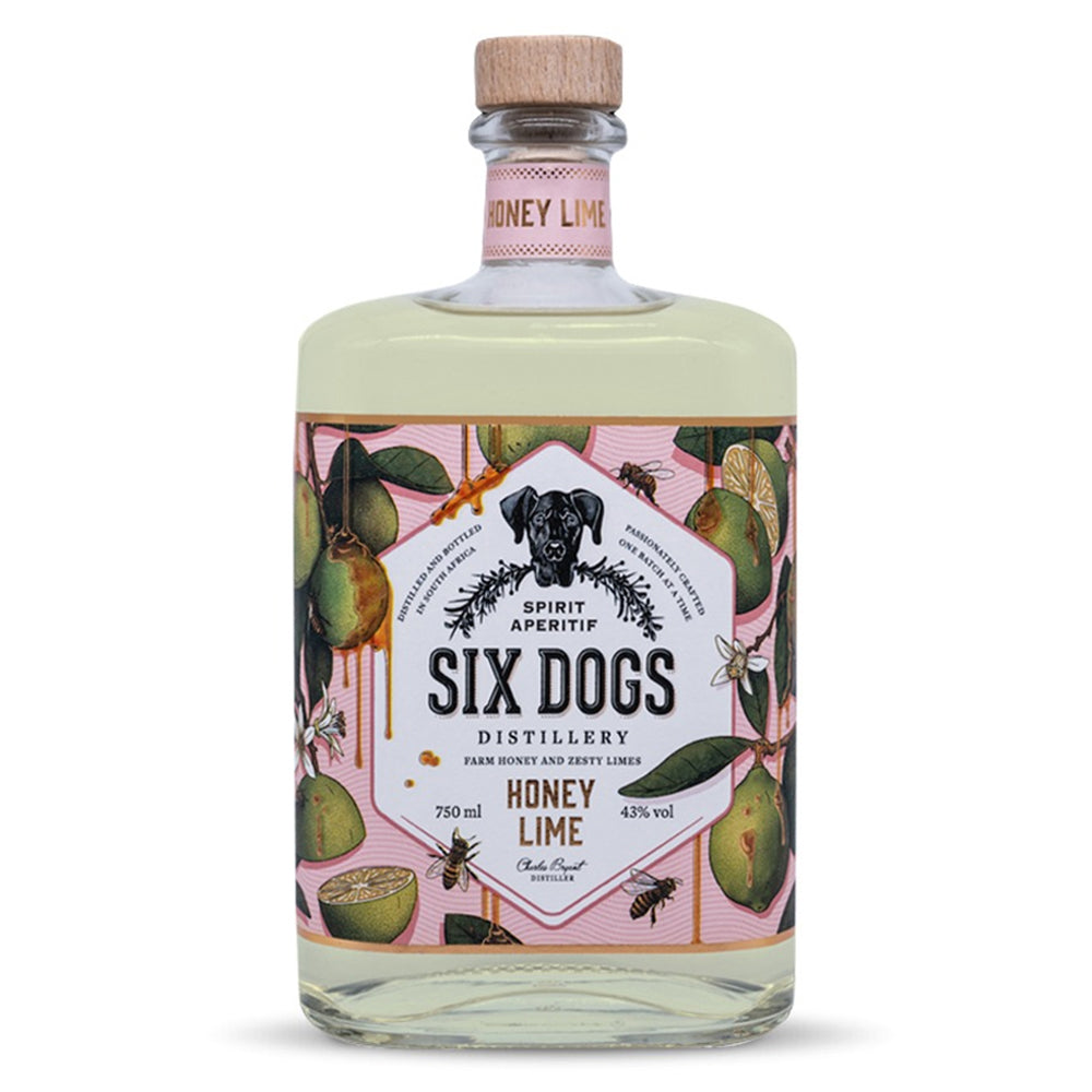 Buy Six Dogs Honey Lime Gin 750ml Online
