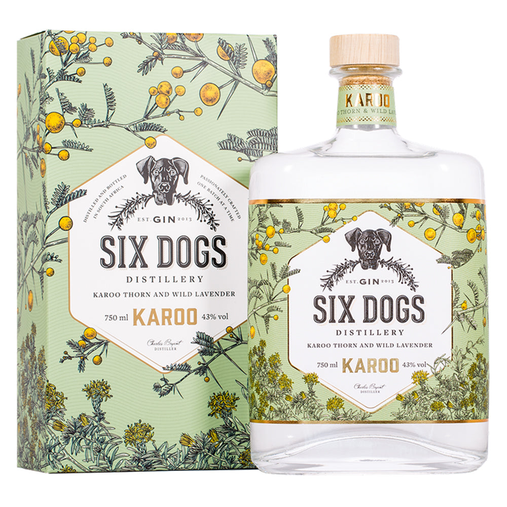 Buy Six Dogs Karoo Gin 750ml Online