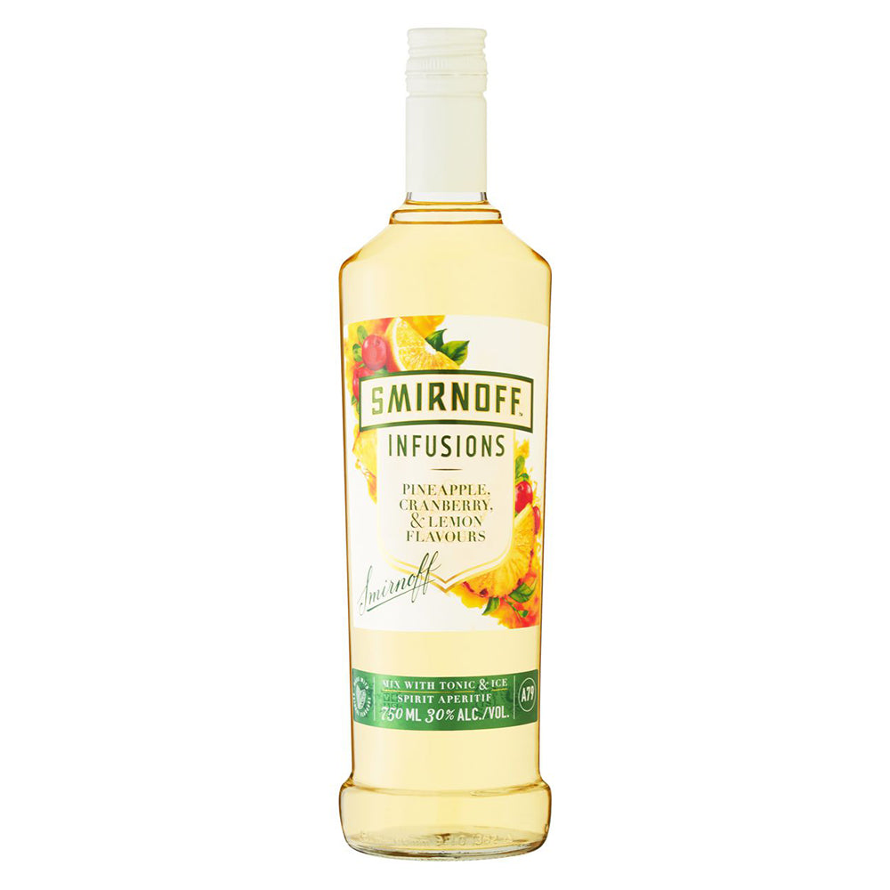 Buy Smirnoff Infusions Pineapple, Cranberry & Lemon 750ml Online