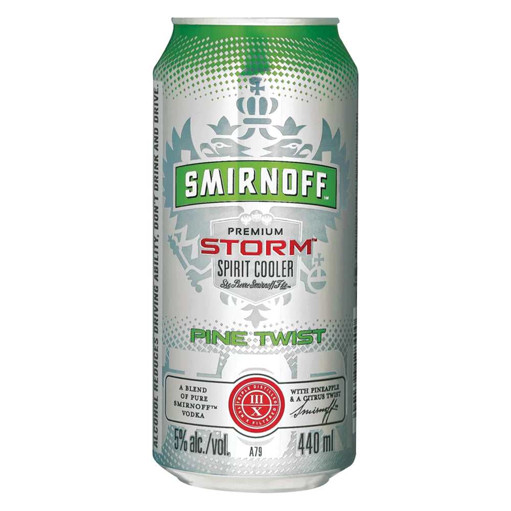 Buy Smirnoff Storm Pine Twist 440ml Can 6 Pack Online