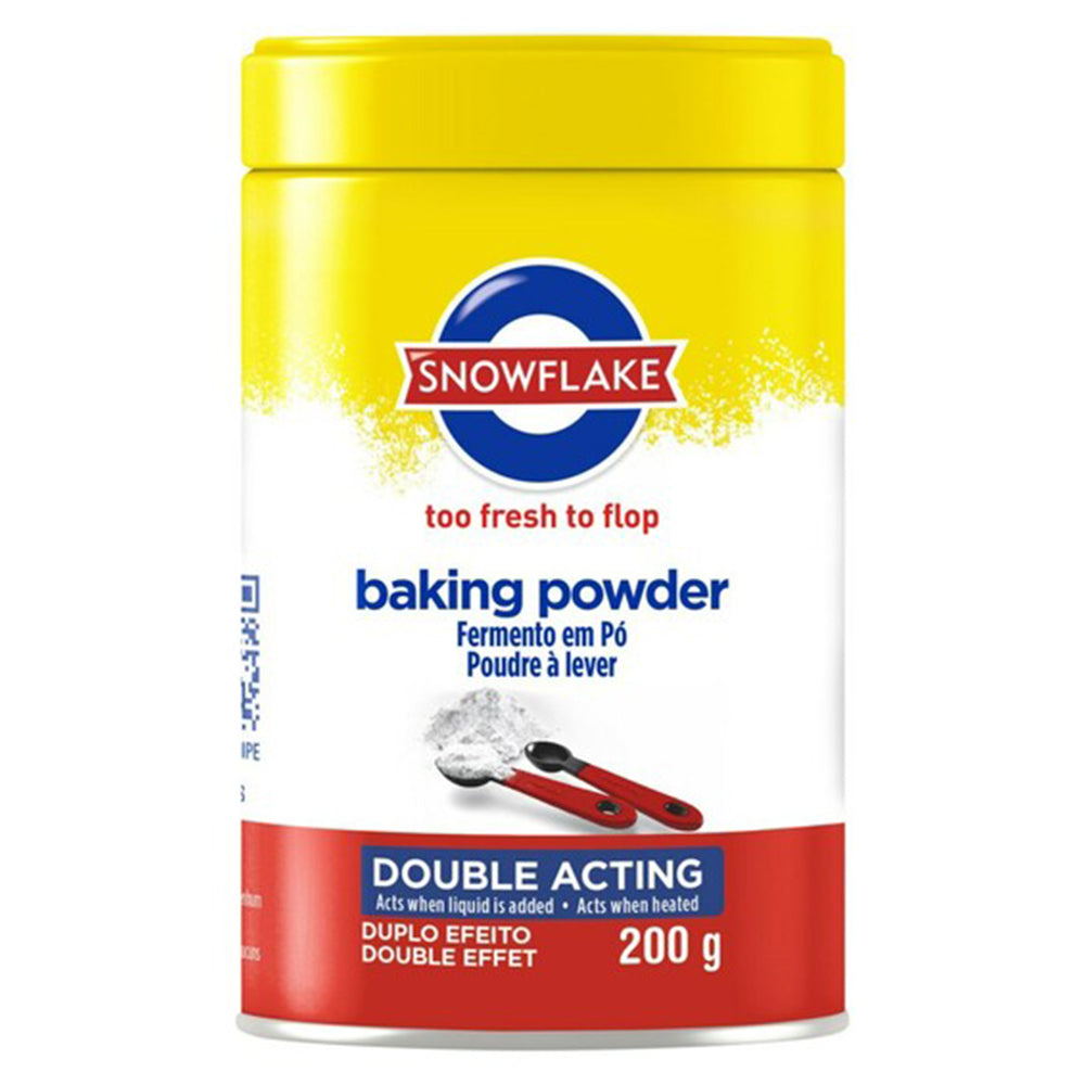 Snowflake Baking Powder Tin