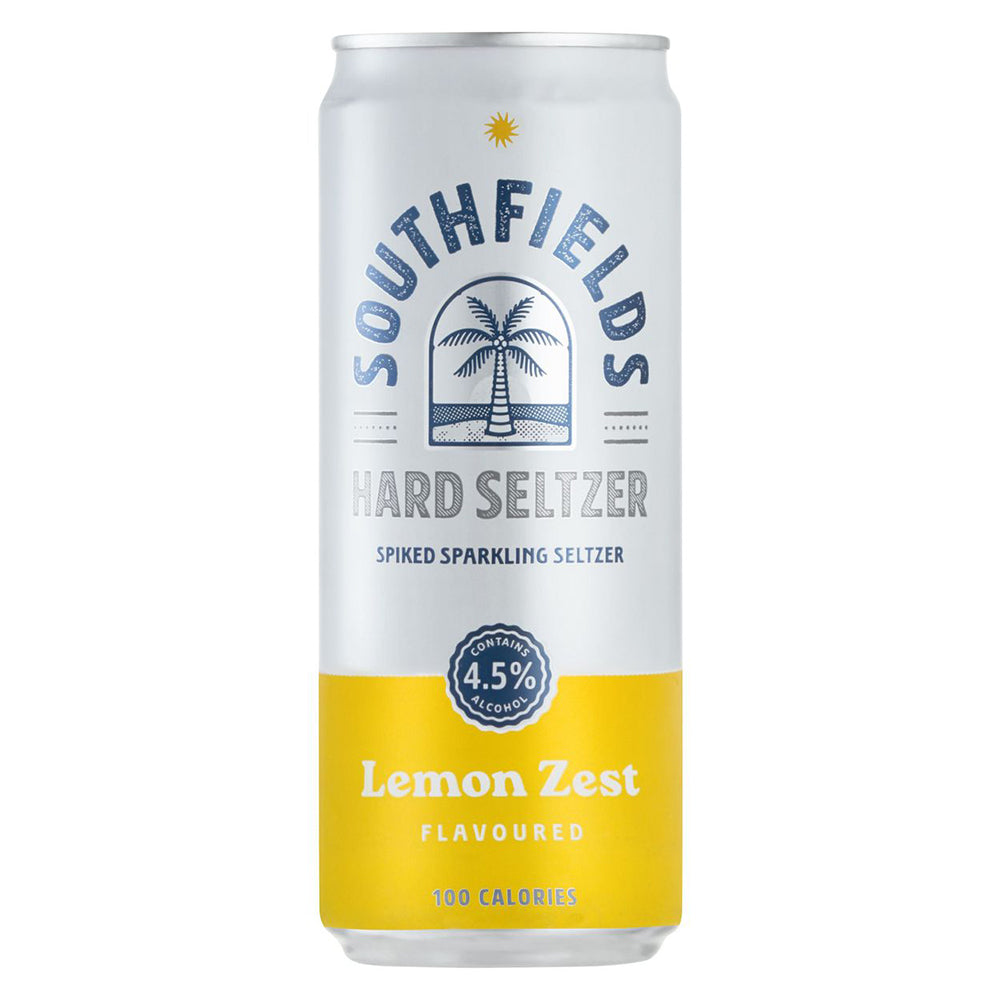 Buy Southfields Hard Seltzer Lemon Can 330ml 4 Pack Online