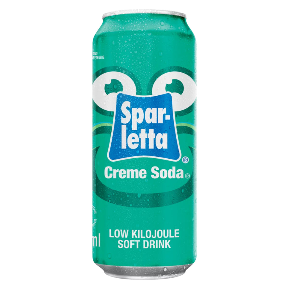 Buy Sparletta Creme Soda 300ml Can 6 Pack Online