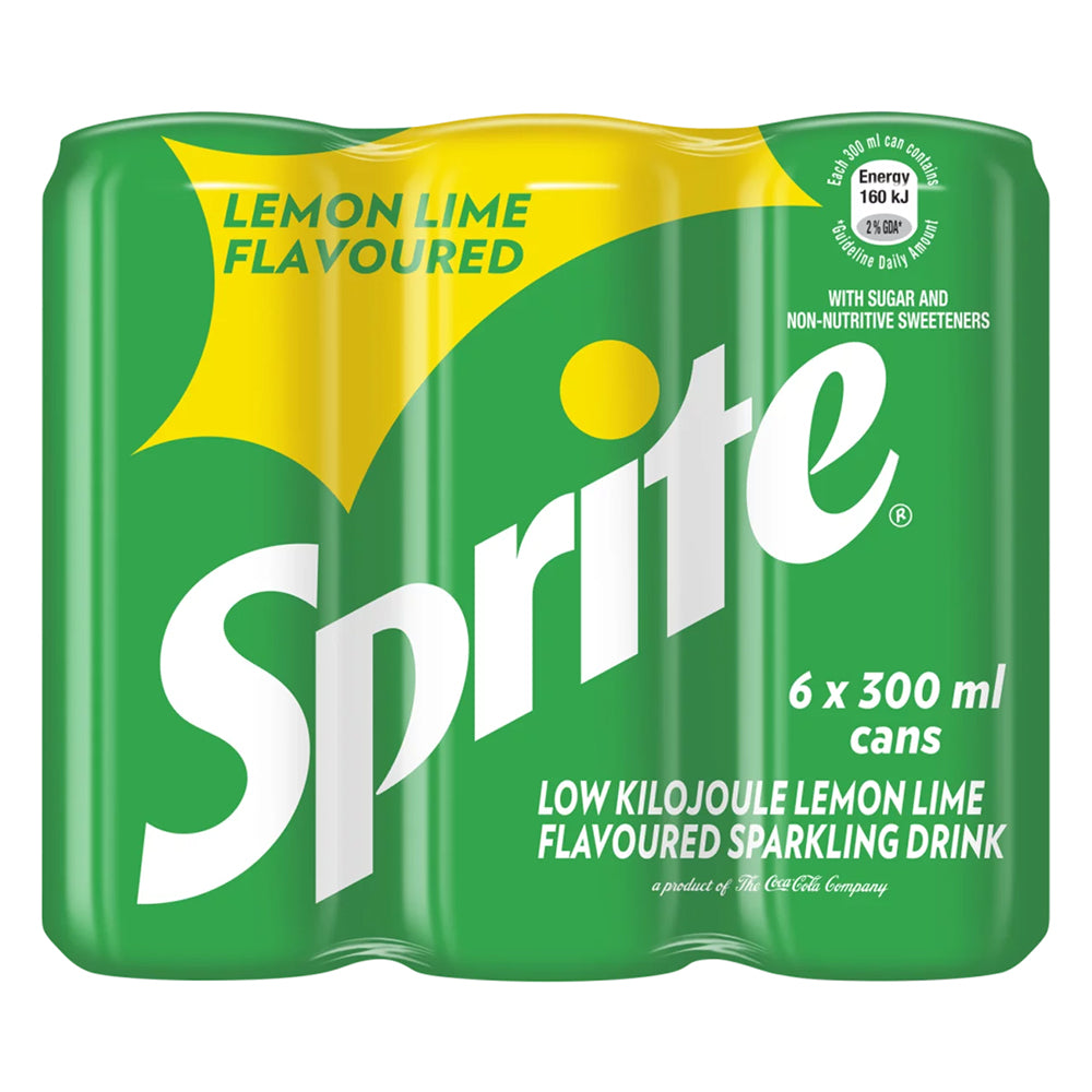 Sprite 300ml Can 6 Pack