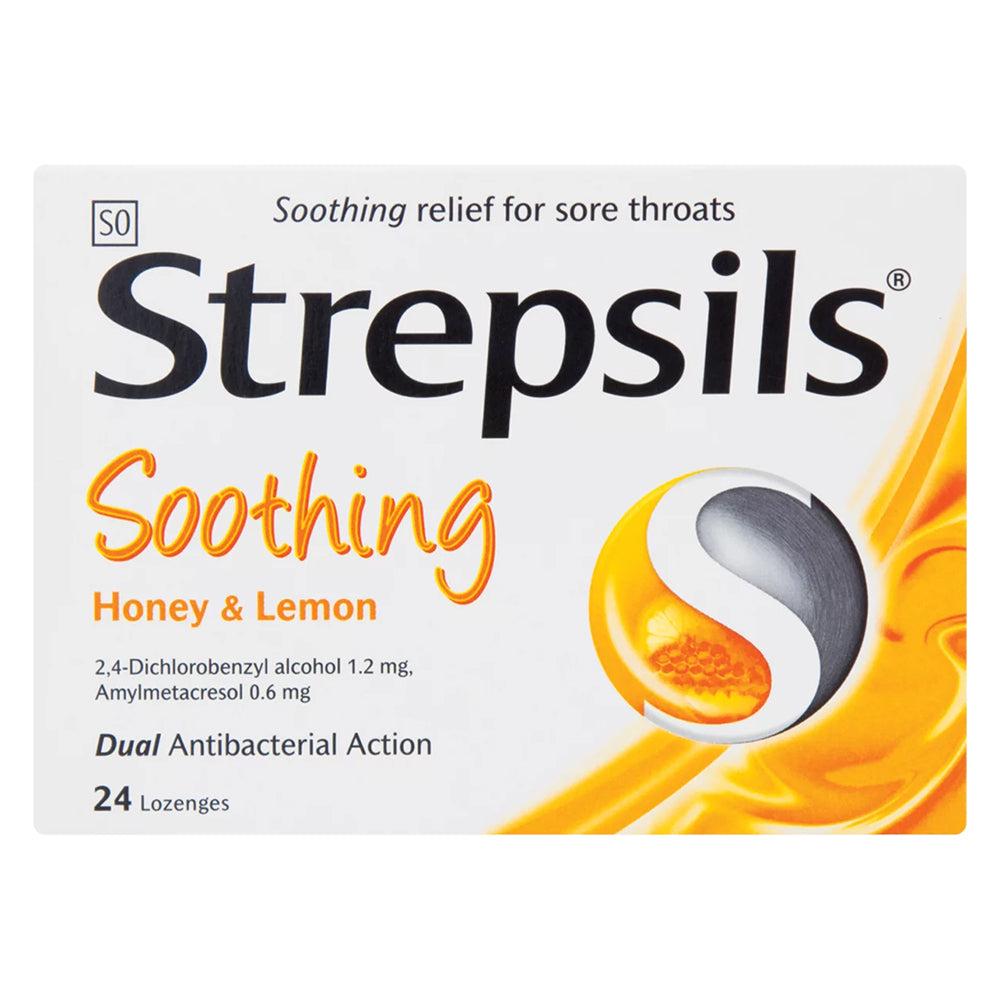 Buy Strepsils Honey & Lemon 24 Pack Online
