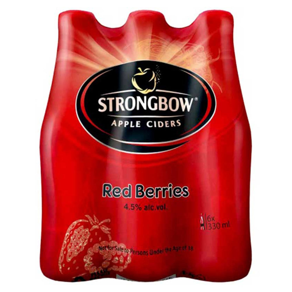 Buy Strongbow Red Berries 330ml Bottle 6 Pack Online