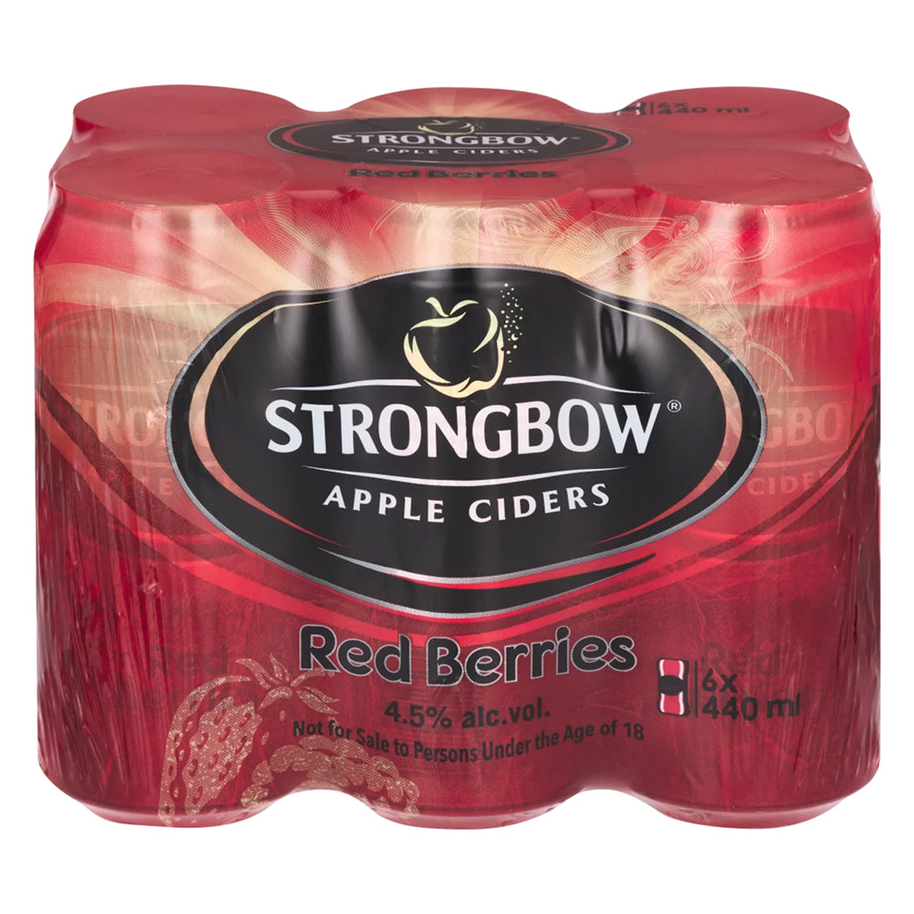 Buy Strongbow Red Berries 440ml Can 6 Pack Online