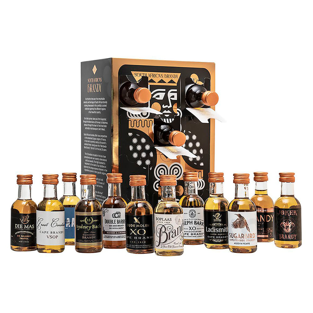 Buy Sugarbird Brandy Box - 12 Mini SA Brandies Online