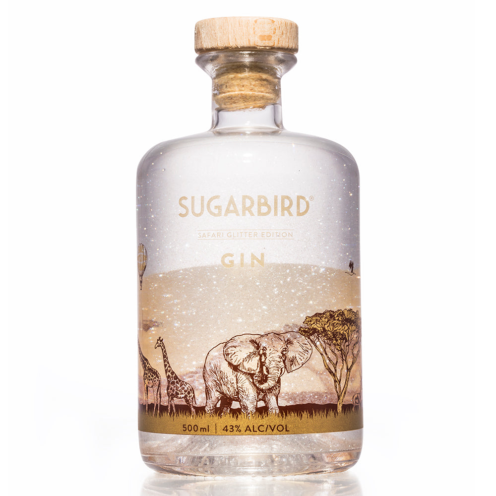 Buy Sugarbird Safari Glitter Gin 500ml Online