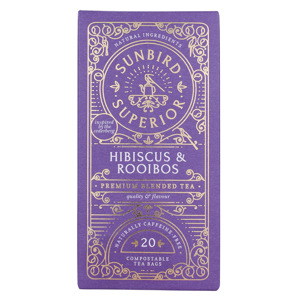 Buy Sunbird Superior - Hibiscus & Rooibos Tea 50g Online