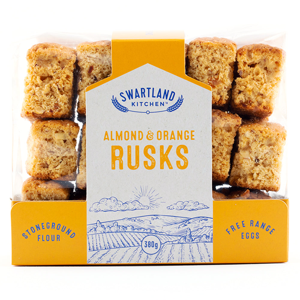 Buy Swartland Kitchen Almond & Orange Rusks 380g Online