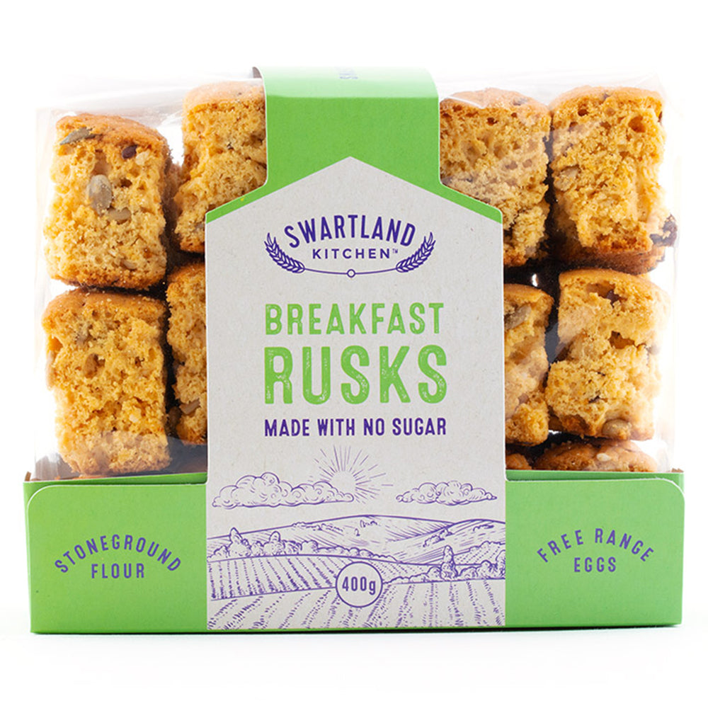 Buy Swartland Kitchen Breakfast Rusks Sugar-Free 400g Online