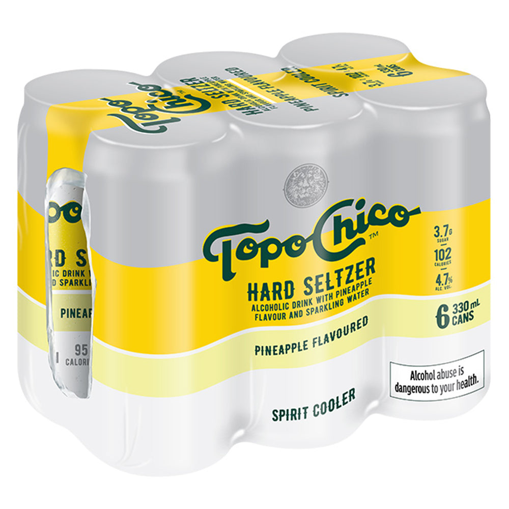 Buy Topo Chico Hard Seltzer - Pineapple 6 Pack Online