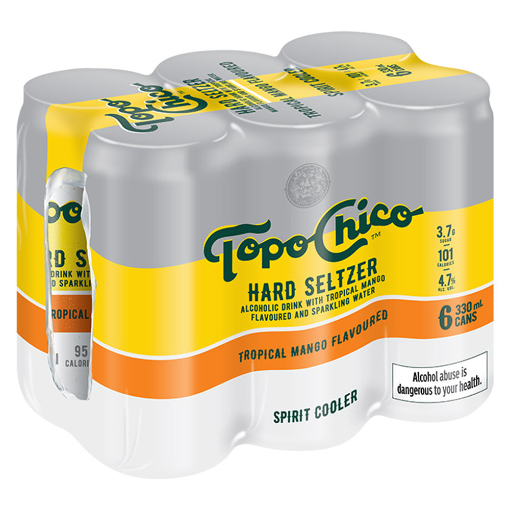 Buy Topo Chico Hard Seltzer - Tropical Mango 6 Pack Online