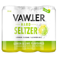 Buy Vawter Lemon & Lime Hard Seltzer 300ml Can 6 Pack Online