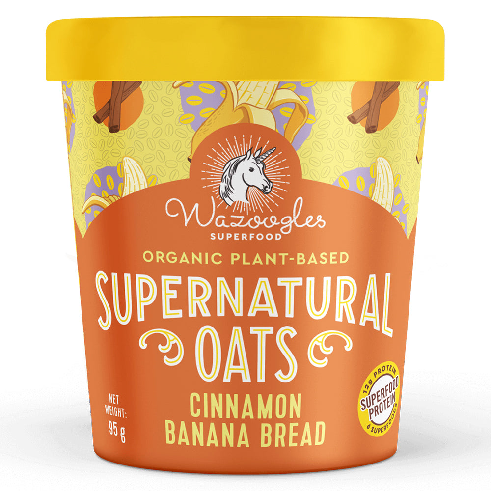 Buy Wazoogles Supernatural Oats - Cinnamon Banana Bread Online