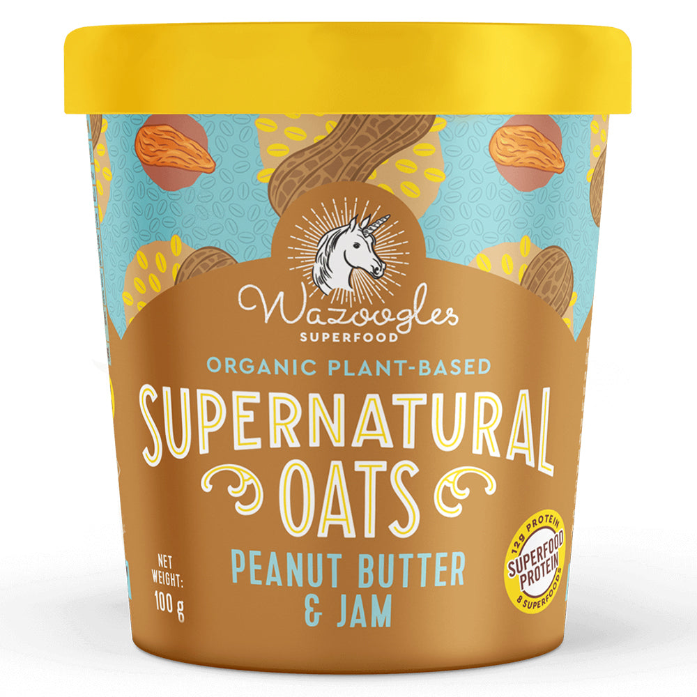 Buy Wazoogles Supernatural Oats - Peanut Butter & Jam Online
