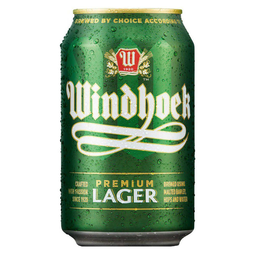 Buy Windhoek Lager Beer 330ml Can 6 Pack Online