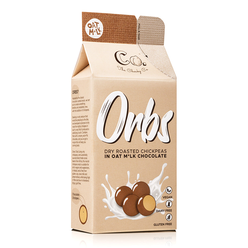 Orbs Roasted Chickpeas Oat Milk Chocolate 65g